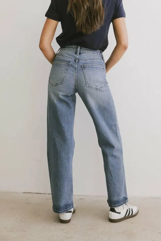 Bohme Ascott Straight Leg Jeans Medium Wash Women Denim