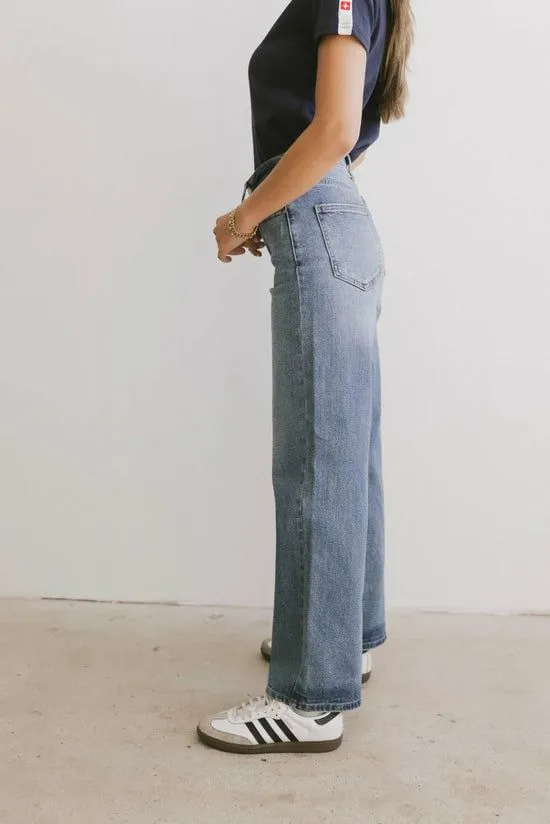 Bohme Ascott Straight Leg Jeans Medium Wash Women Denim