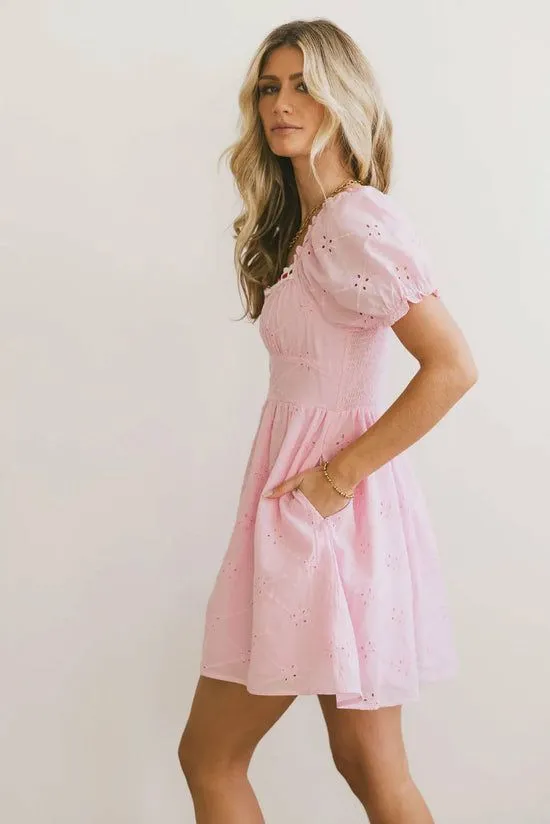 Bohme Bailey Mini Dress Pink Women Dresses