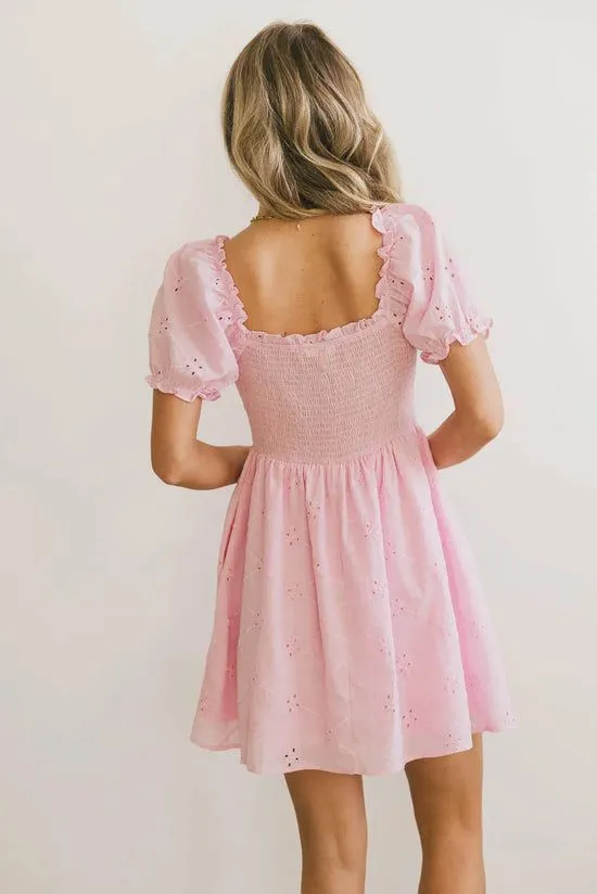 Bohme Bailey Mini Dress Pink Women Dresses