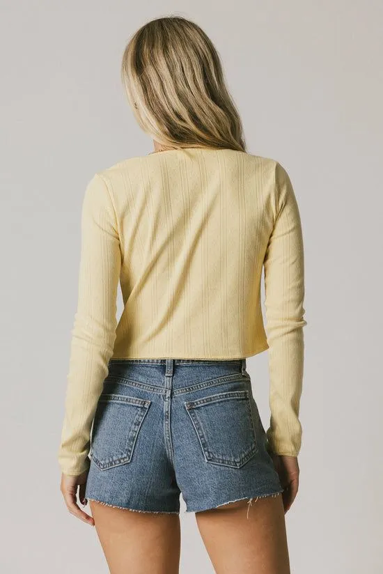 Bohme Berlin Knit Cardigan In Yellow Yellow Women Cardigans