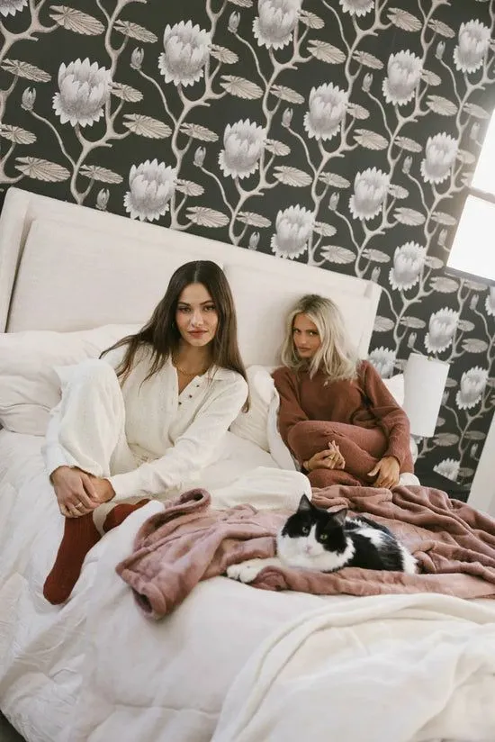 Bohme Breck Knit Sweater In Cream Cream Women Loungewear