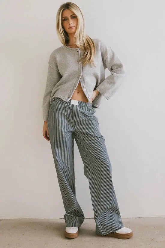 Bohme Carlie Knit Cardigan In Grey Grey Women Cardigans