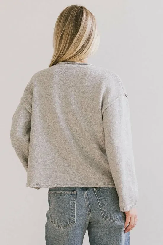 Bohme Carlie Knit Cardigan In Grey Grey Women Cardigans