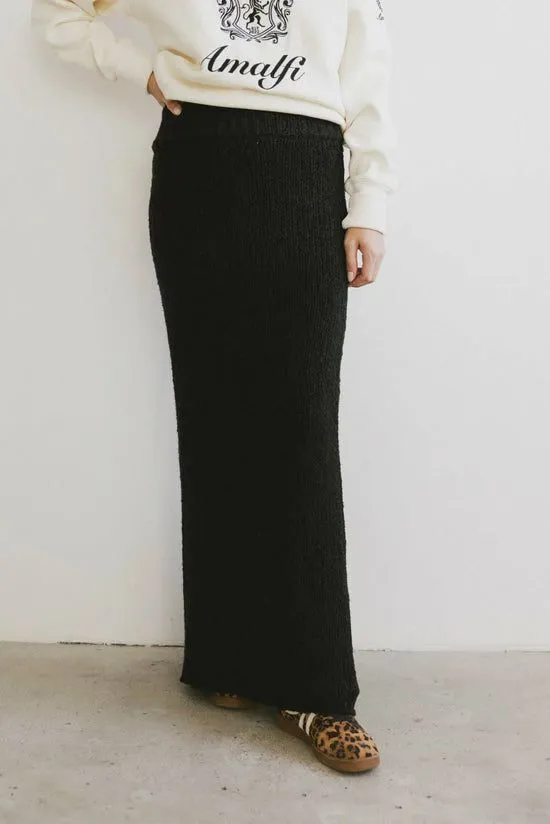 Bohme Charlotte Knit Skirt In Black Black Women Skirts