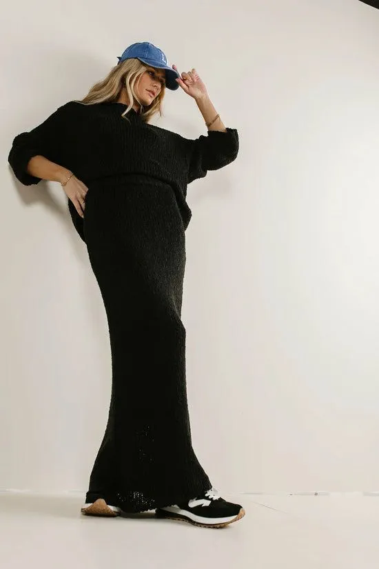 Bohme Charlotte Knit Skirt In Black Black Women Skirts