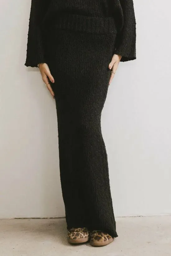 Bohme Charlotte Knit Skirt In Black Black Women Skirts