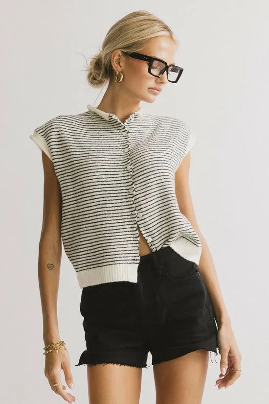 Bohme Clark Cardigan In White Cream Women Cardigans