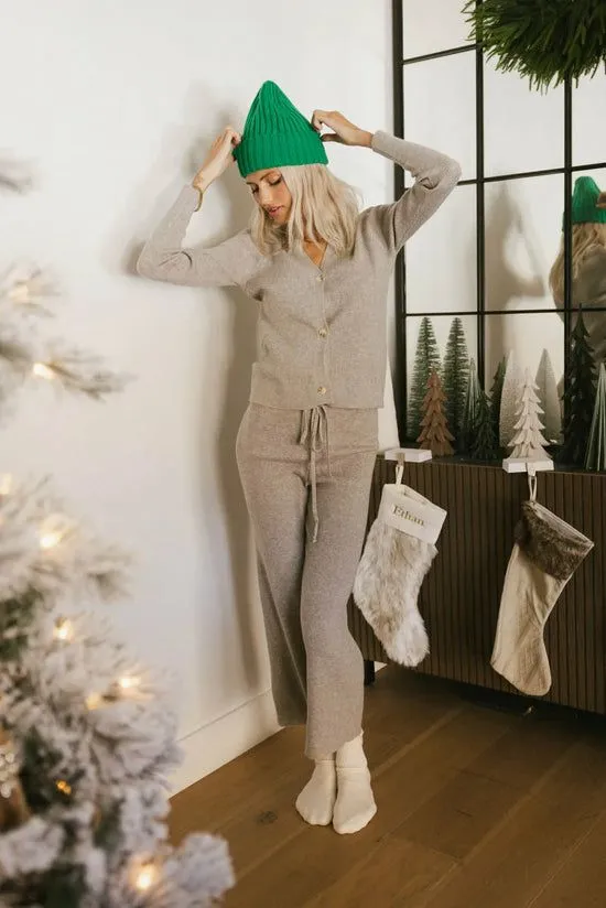 Bohme Evelise Ribbed Pants In Grey Grey Women Loungewear