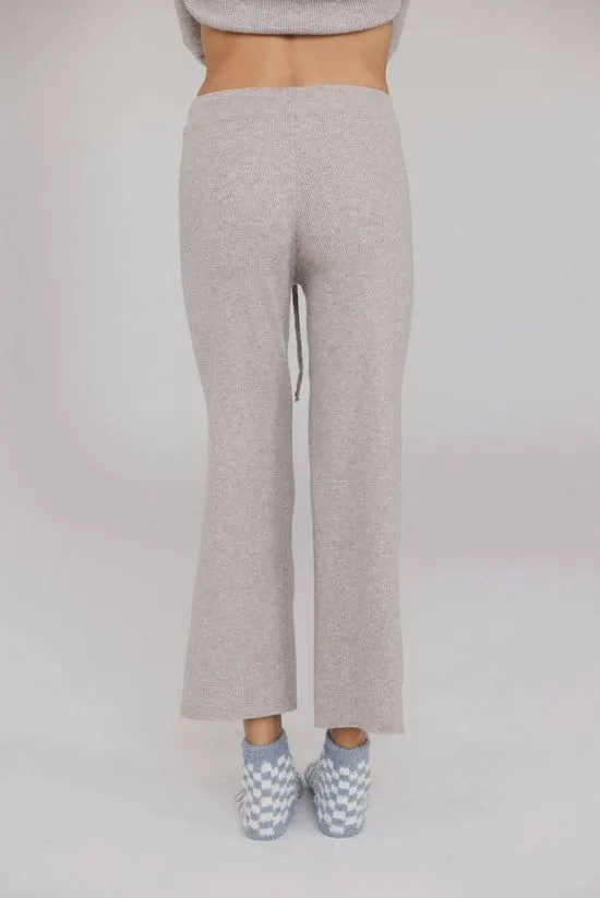 Bohme Evelise Ribbed Pants In Grey Grey Women Loungewear