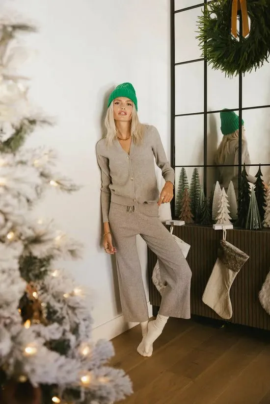 Bohme Evelise Ribbed Pants In Grey Grey Women Loungewear