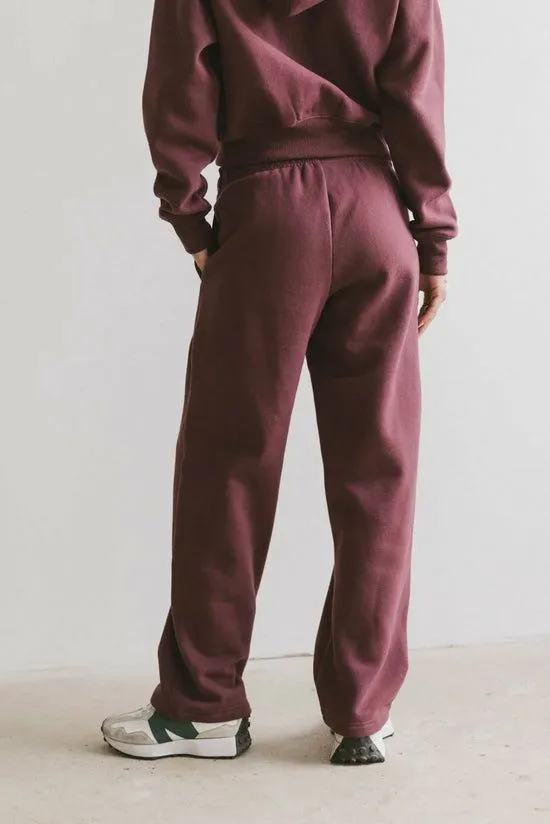 Bohme Ezra Sweatpants In Burgundy Burgundy Women Loungewear