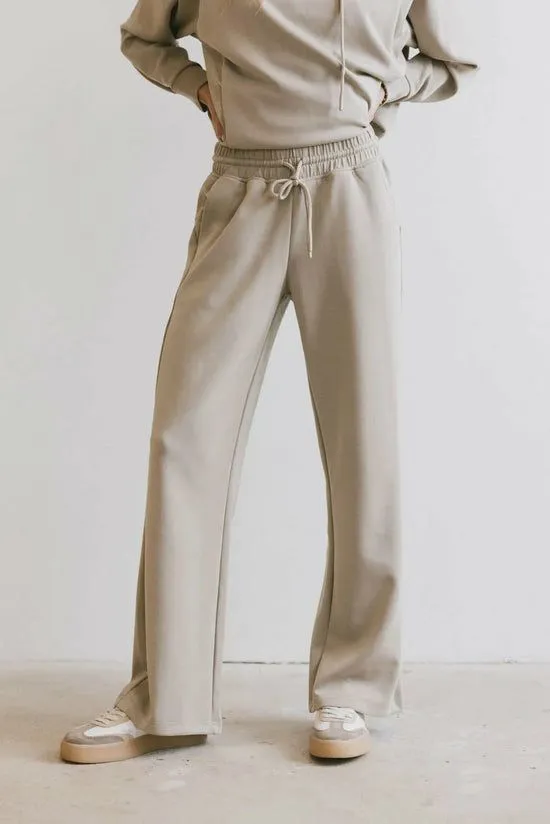 Bohme Flow State Pants In Taupe Taupe Women Loungewear