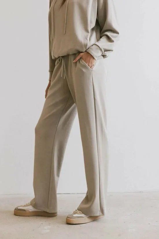 Bohme Flow State Pants In Taupe Taupe Women Loungewear