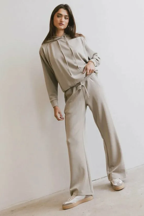 Bohme Flow State Pants In Taupe Taupe Women Loungewear