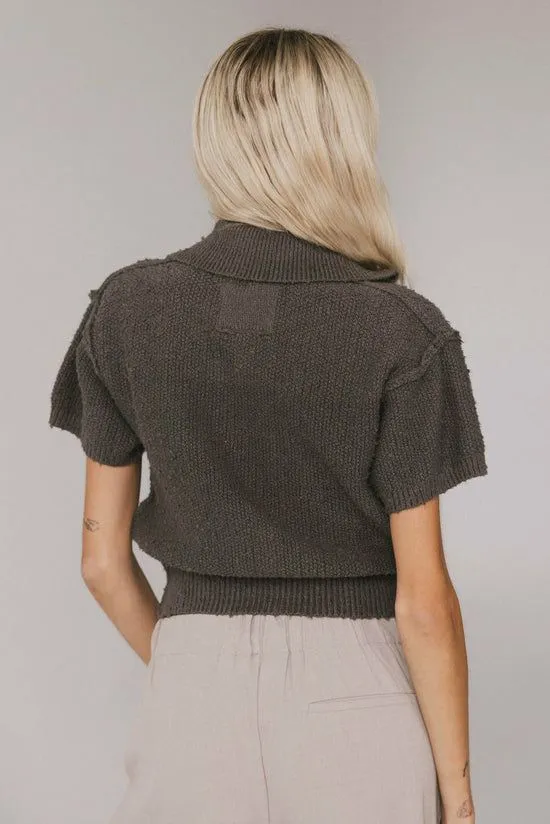 Bohme Hayes Knit Cardigan In Charcoal Charcoal Women Cardigans