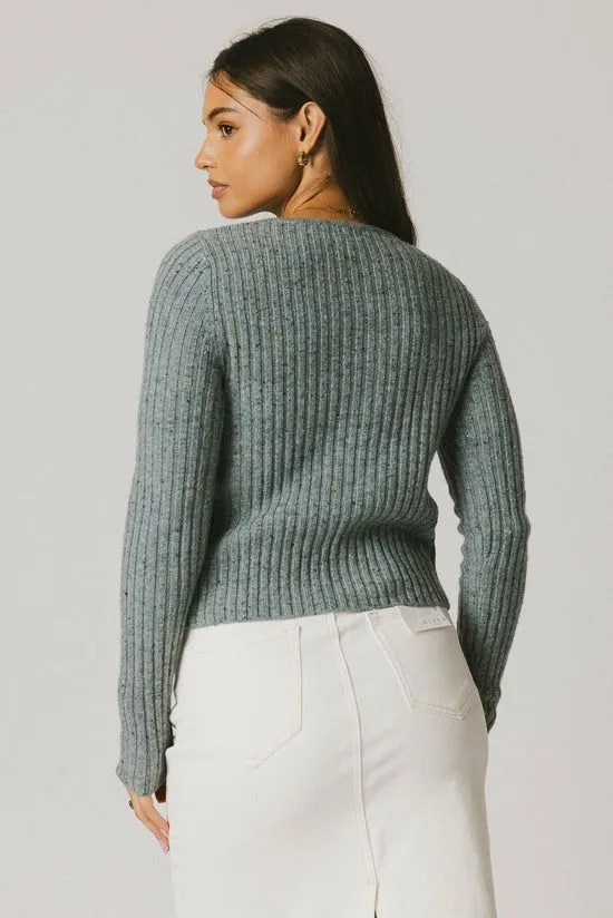Bohme Hellen Knit Cardigan In Blue Blue Women Cardigans