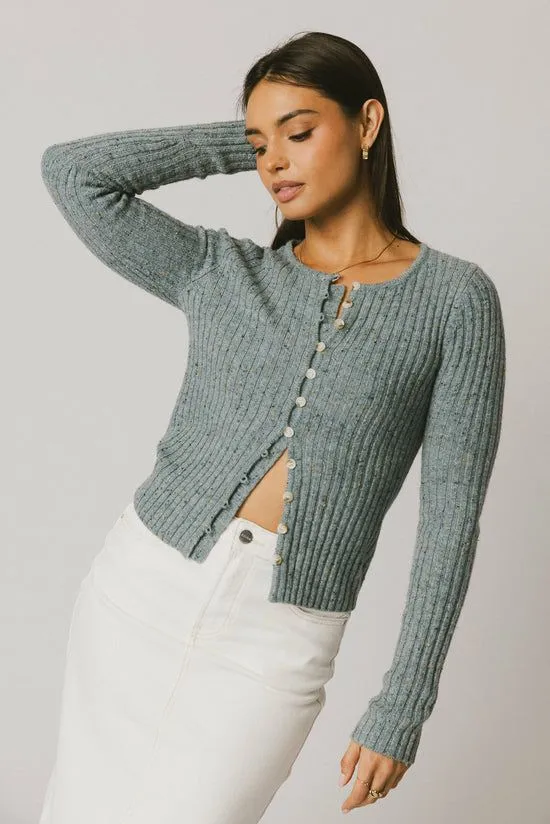 Bohme Hellen Knit Cardigan In Blue Blue Women Cardigans