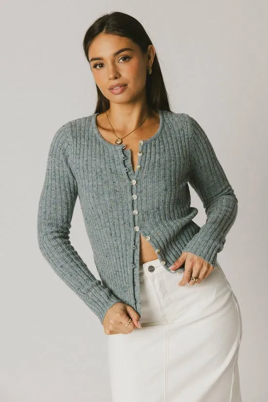 Bohme Hellen Knit Cardigan In Blue Blue Women Cardigans