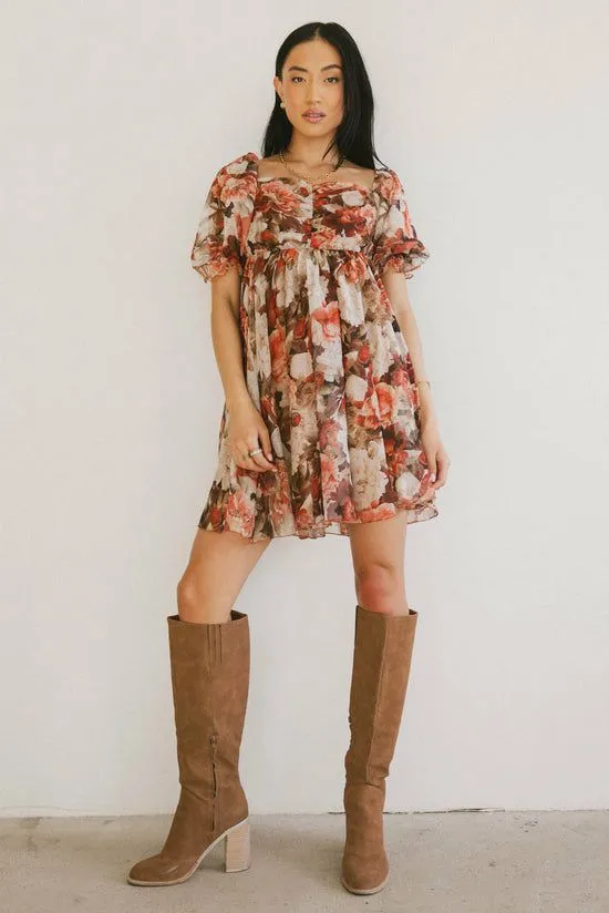 Bohme Jackee Floral Mini Dress Multi Women Dresses