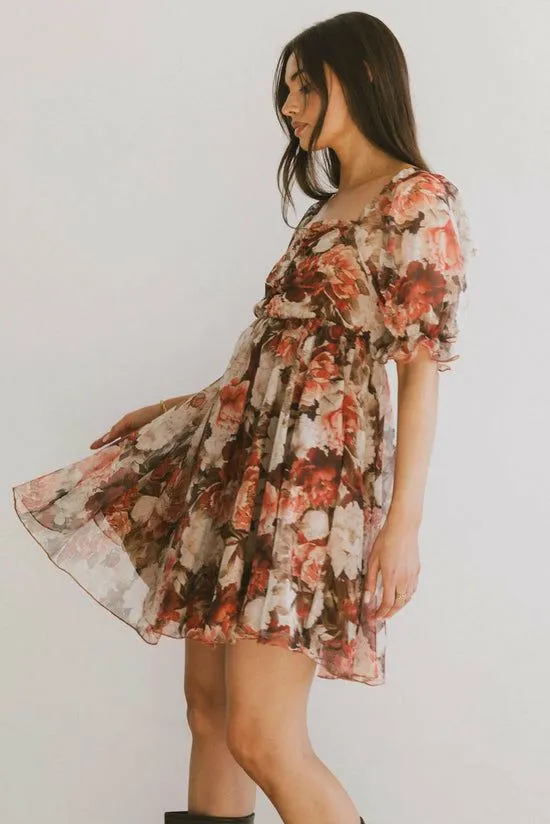 Bohme Jackee Floral Mini Dress Multi Women Dresses