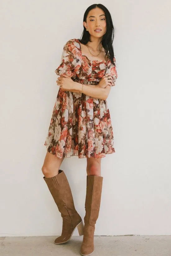 Bohme Jackee Floral Mini Dress Multi Women Dresses