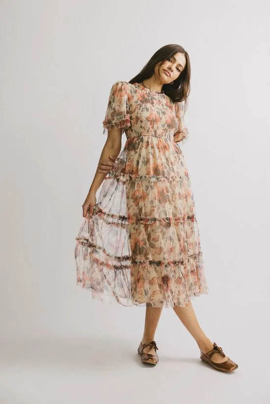 Bohme Janette Floral Midi Dress Multi Women Dresses