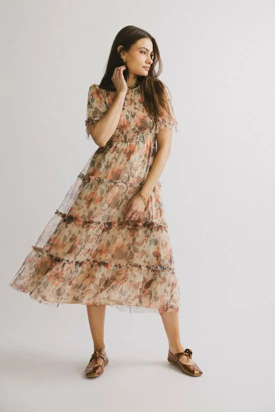 Bohme Janette Floral Midi Dress Multi Women Dresses