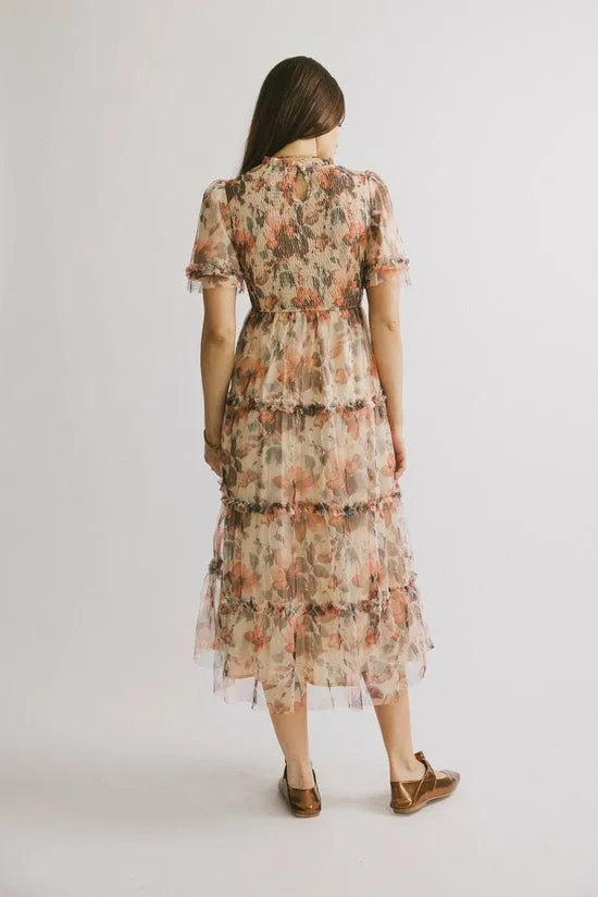 Bohme Janette Floral Midi Dress Multi Women Dresses