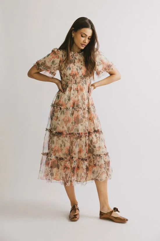 Bohme Janette Floral Midi Dress Multi Women Dresses