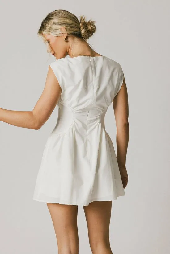 Bohme Jemma Mini Dress In White White Women Dresses