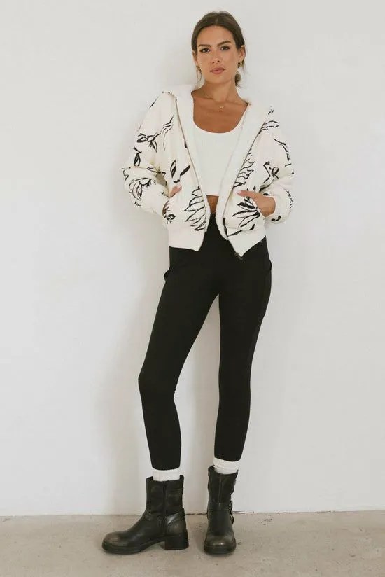 Bohme Katerina Floral Jacket Ivory Women Jackets