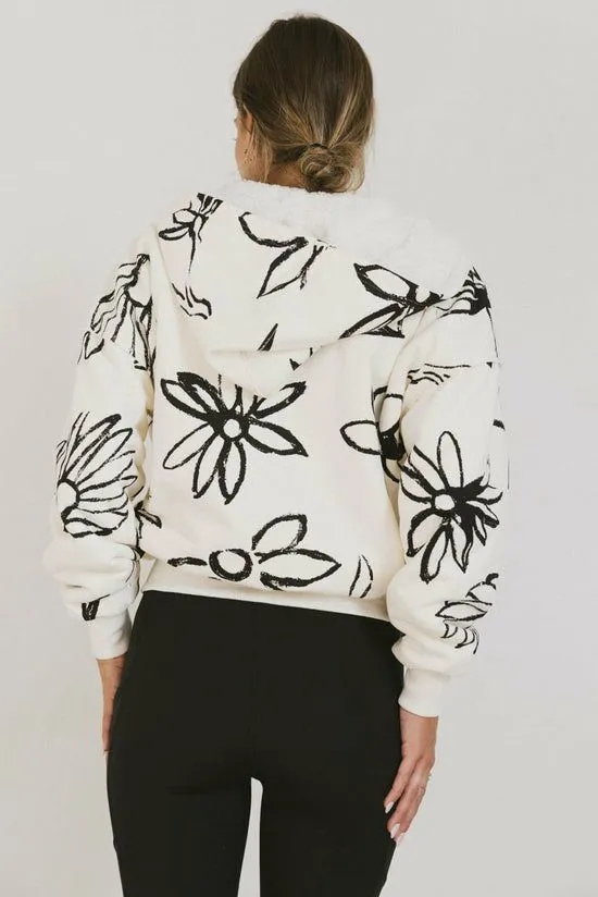 Bohme Katerina Floral Jacket Ivory Women Jackets