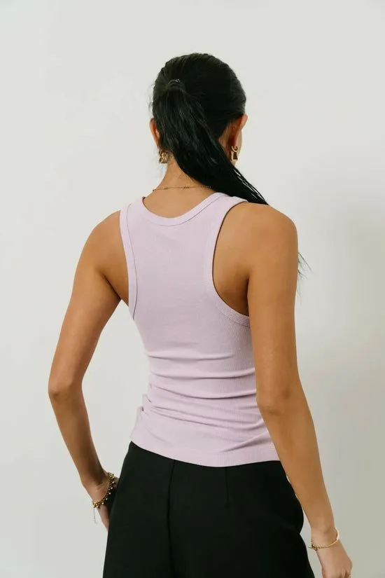 Bohme Kendall Tank In Lavender Lavender Women Tees and Tanks