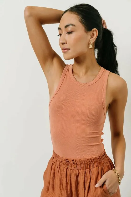 Bohme Kendall Tank In Salmon Salmon Women Tees and Tanks
