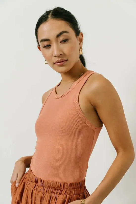 Bohme Kendall Tank In Salmon Salmon Women Tees and Tanks