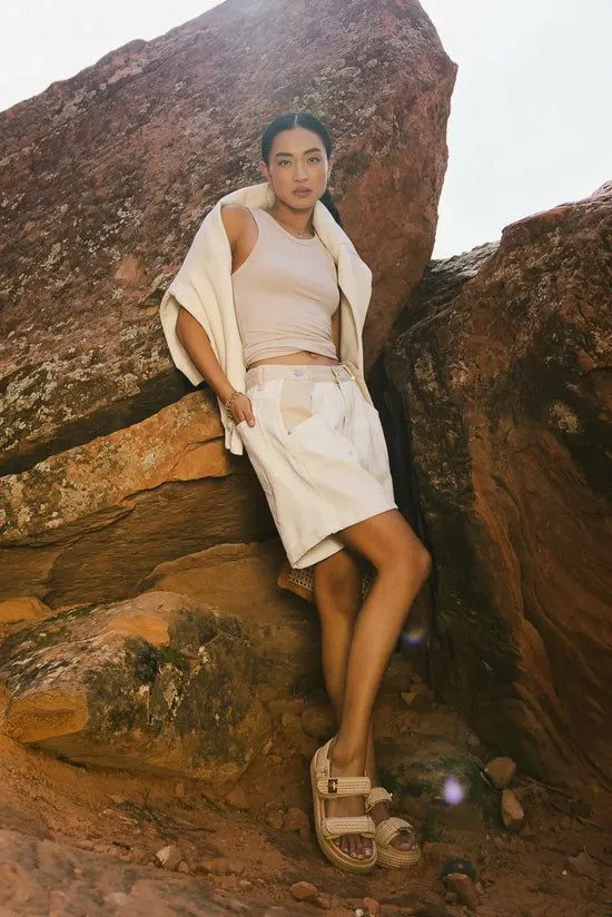 Bohme Kendall Tank In Tan Tan Women Tees and Tanks