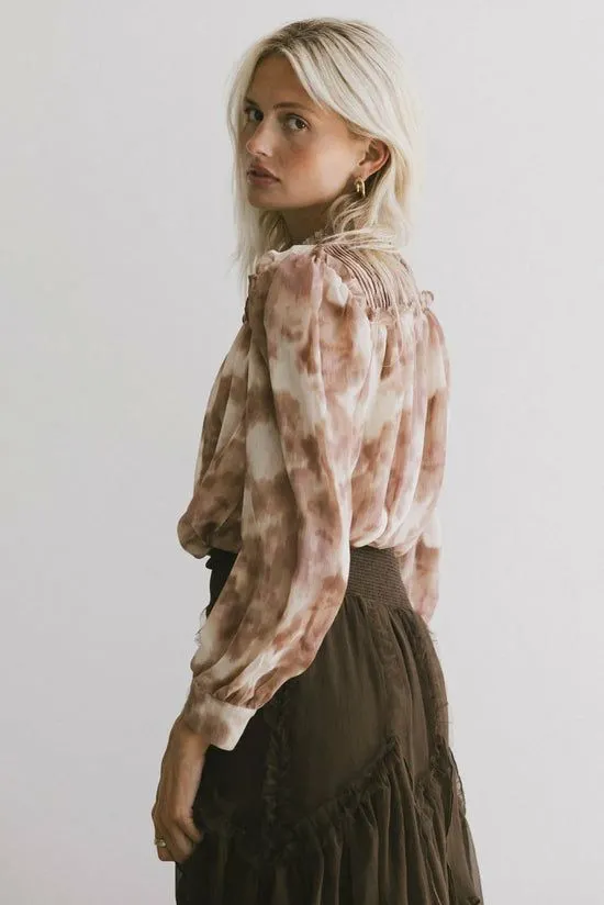 Bohme Kennedy Pleated Blouse Mauve Women Blouses