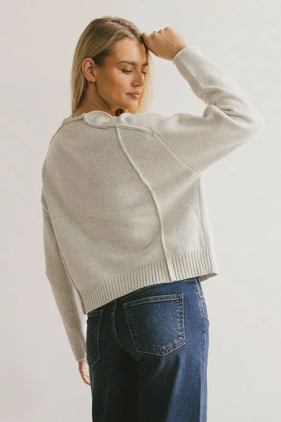 Bohme Leander Knit Sweater In Grey Grey Women Sweaters