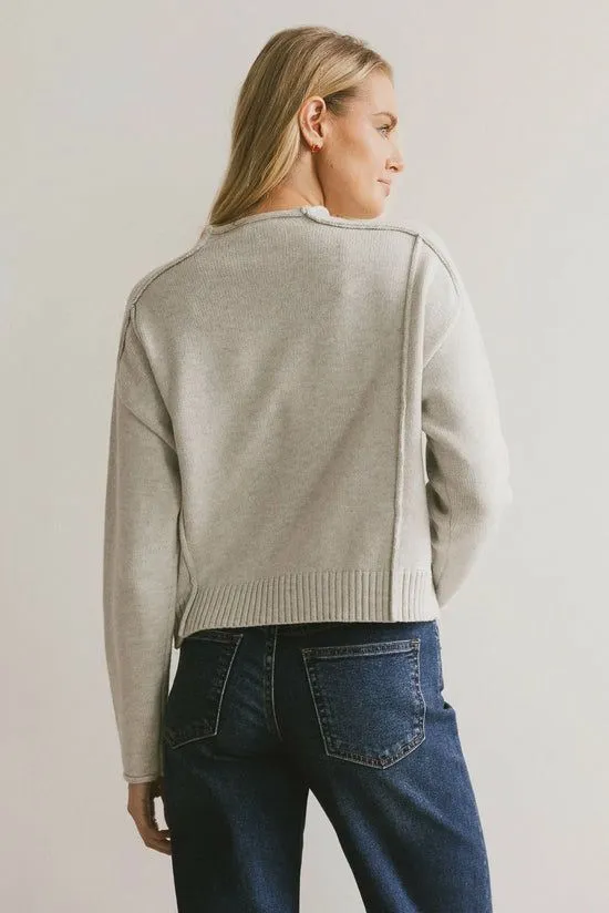Bohme Leander Knit Sweater In Grey Grey Women Sweaters