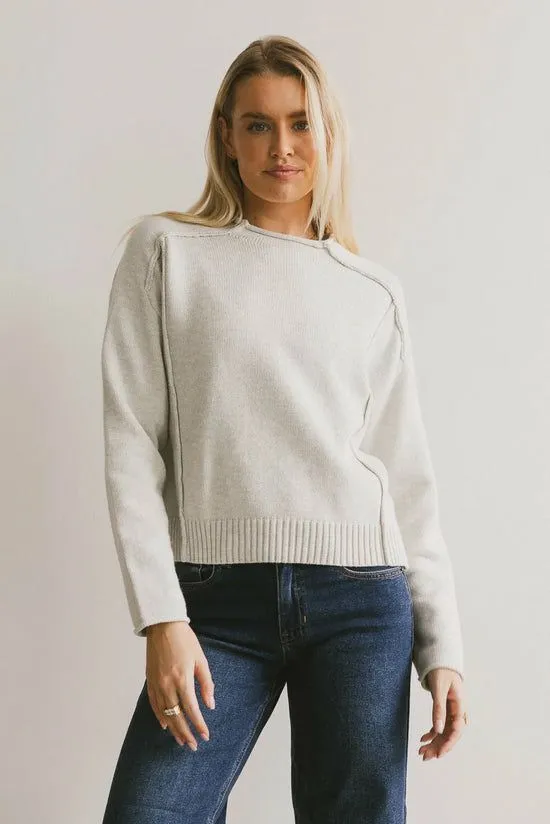Bohme Leander Knit Sweater In Grey Grey Women Sweaters