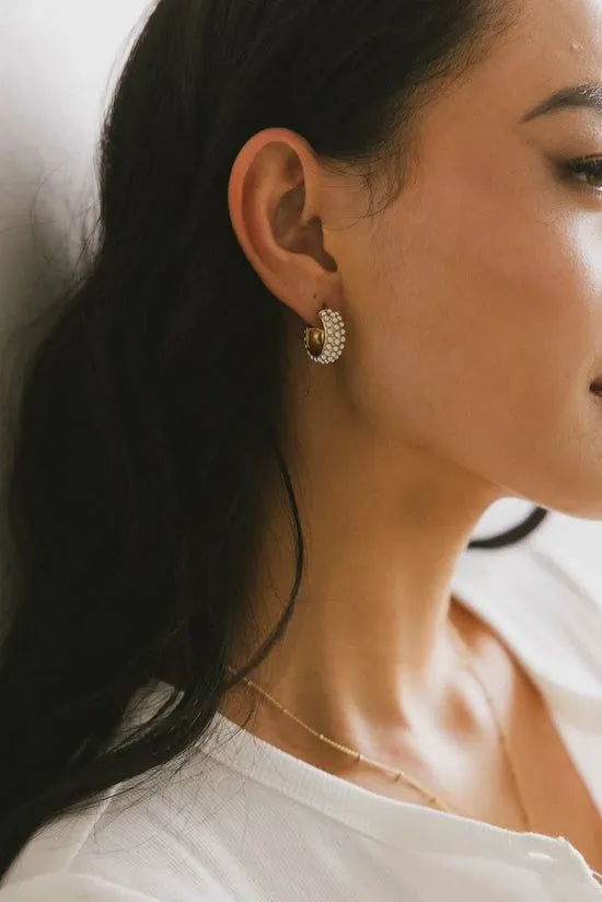 Bohme Lilly Pearl Earrings Gold Women Jewelry Bohme Lilly Pearl Earrings Gold Women Jewelry