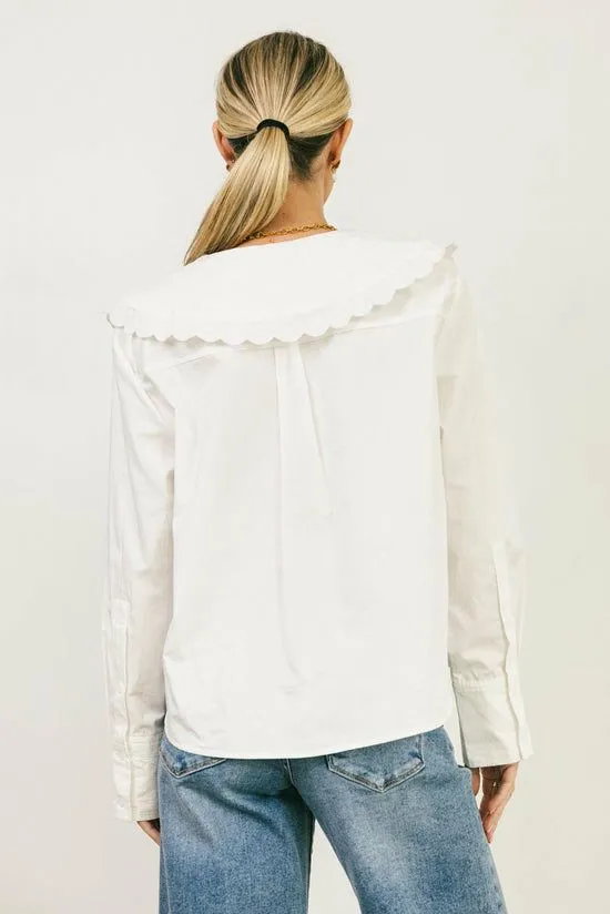 Bohme Matea Collared Blouse White Women Blouses