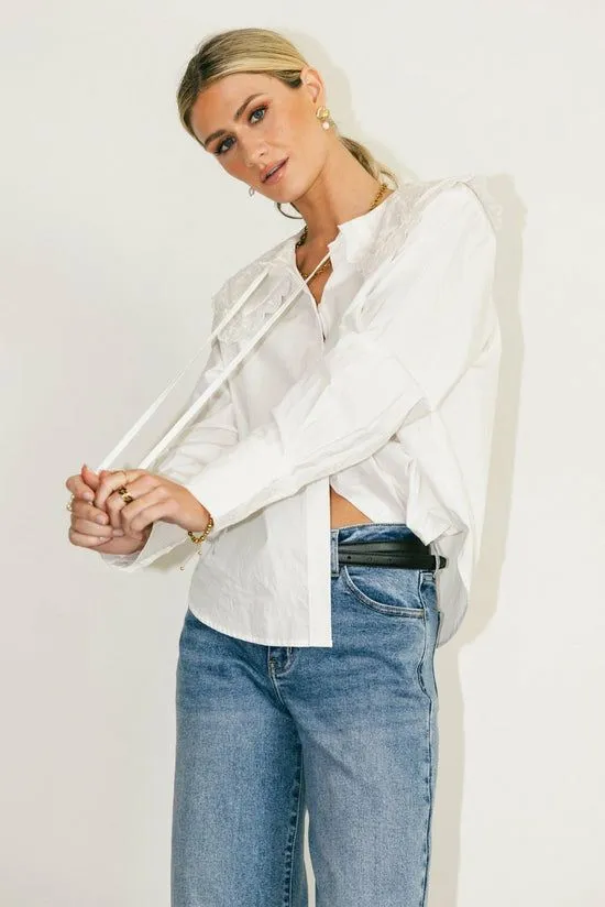 Bohme Matea Collared Blouse White Women Blouses