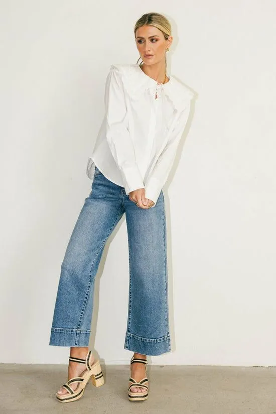 Bohme Matea Collared Blouse White Women Blouses