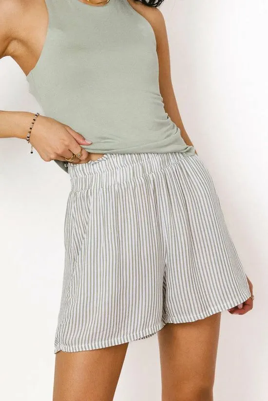 Bohme Next To You Shorts In Sage Sage Women Shorts
