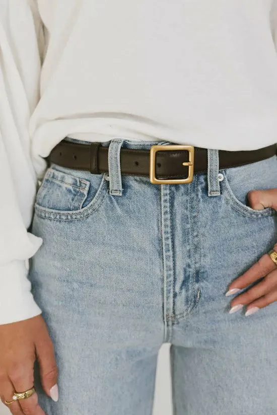 Bohme Oshen Leather Belt In Brown Brown Women Belts