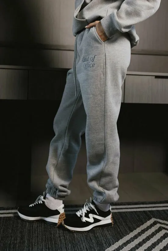 Bohme Out Of Office Sweatpants In Heather Grey Heather Grey Women Loungewear
