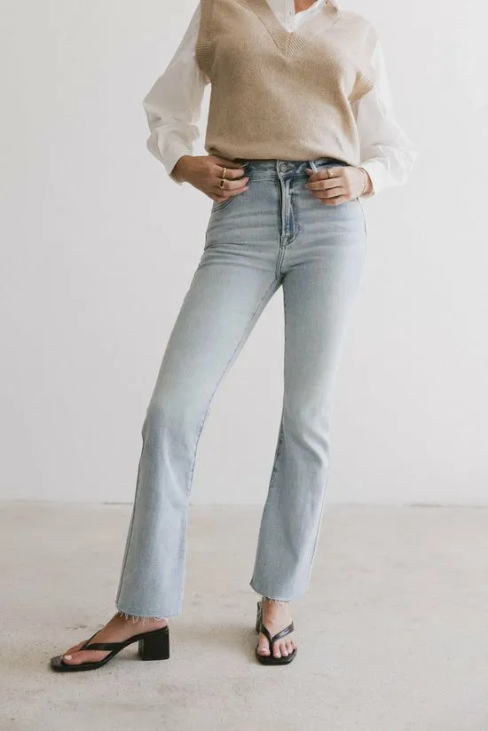 Bohme Ryan Bootcut Jeans In Light Wash Light Wash Women All Bottoms