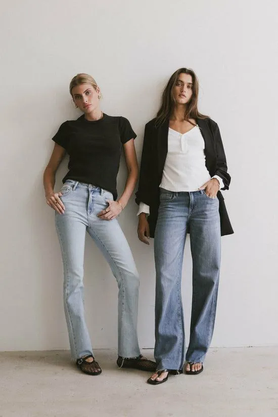 Bohme Ryan Bootcut Jeans In Light Wash Light Wash Women All Bottoms
